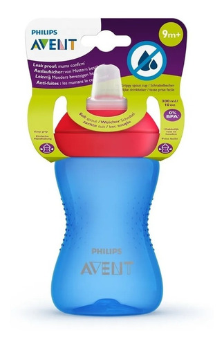 Imagen 3 de 8 de Avent Vaso Easy Grip Pico Blando Antiderrame Bebe Maternelle