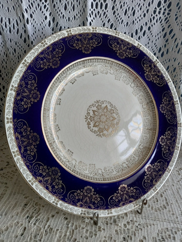 Muy Bueno Fino Plato Antiguo Decoración Porcelana Inglesa 