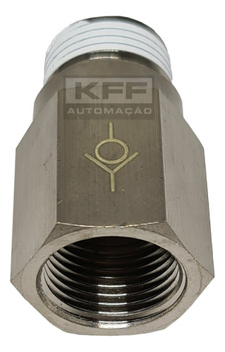 Válvula De Retenção Pneumática M/f 3/8 Npt P/ Suspensão A Ar