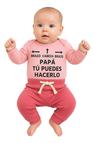 Conjunto Bebe Con Gps - Tienda De Mimos Rosa 3-6 M