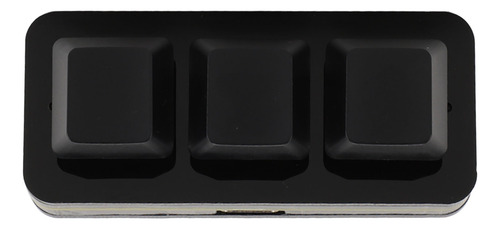 Teclado Programável Personalizado Preto Preto Mini Usb De 3