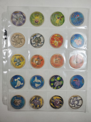 Colección De Tazos Pokemon 1 Y 2 151/151 Piezas (Usado)