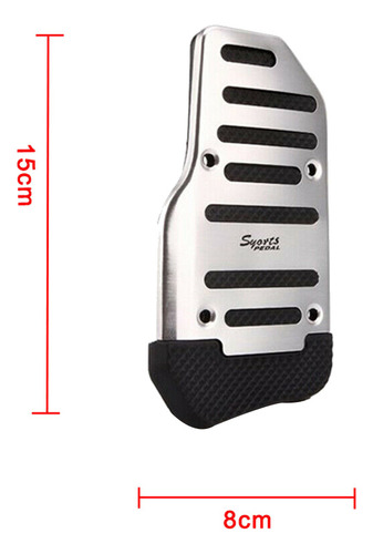 2 Almohadillas Antideslizantes Para Pedal De Acelerador Y Fr
