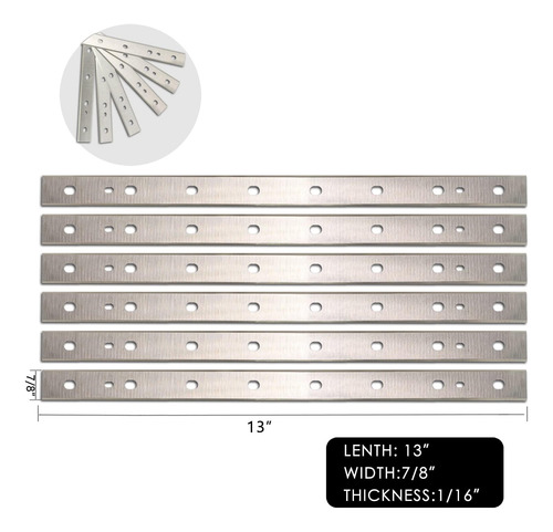 Cuchillas Cepilladoras Dewalt Dw735 7352 735x De Grosor Con