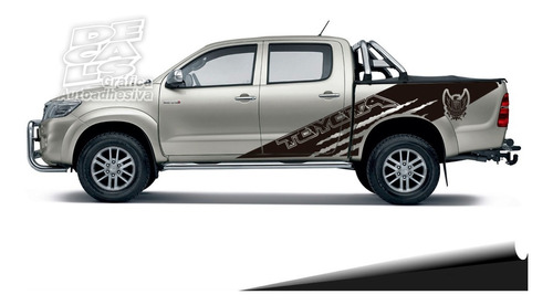 Calco Toyota Hilux 2005 - 2015 Monster Army Juego