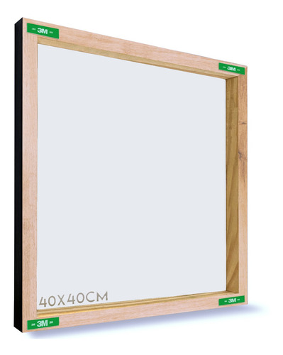 Imagem 4 de 4 de Quadro Canvas Premium 40x40 - Átomo M1