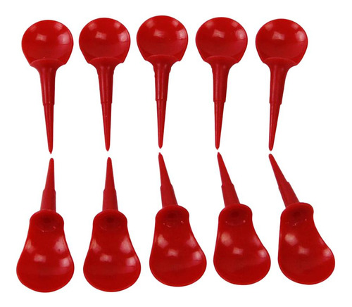 10 X 10 Piezas De Plástico Novedad Anti-slice Tees Para