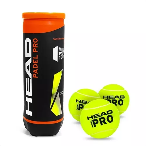 Pelota Head Padel Pro (Bote de 3)