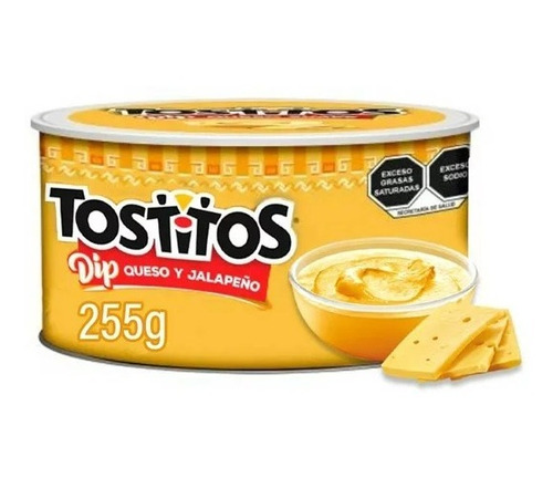 Dip Tostitos Sabor Queso Suave 255g (2 Pzs)