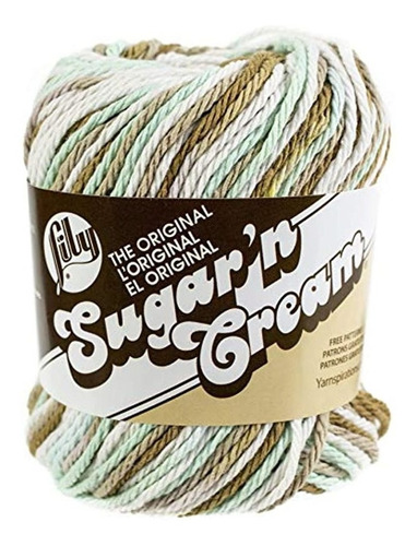 Lily Yarn Sugar'n Cr Ombr Surf Sand, Surf & Sand