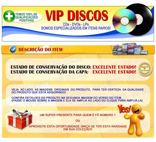 Disco vinil - Os originais do samba - A vida é assim - Vinil record