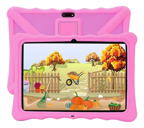 Tablet  con funda Veidoo T12 Kids 10.1" 32GB rosa y 2GB de memoria RAM