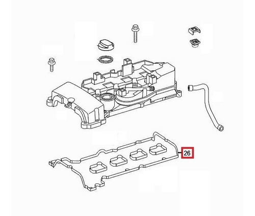 Empacaduras Tapa Válvulas Mercedes Benz W203 W204 Motor M271