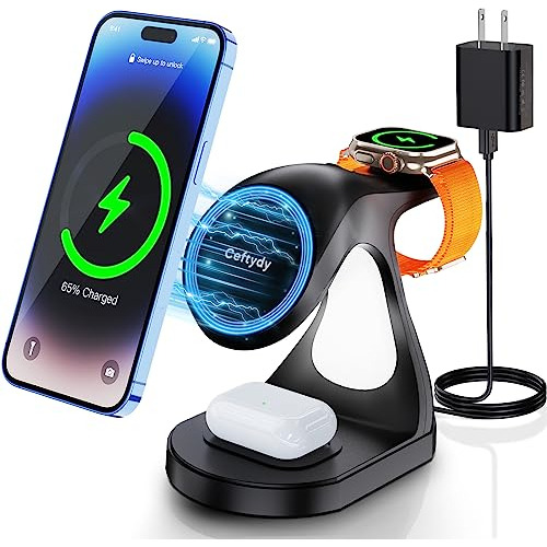 3 In 1  Ic Wireless Charging Station For Devices, 20w F...