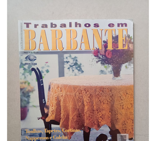 Revista Barbante 16 Toalha Tapete Cortina Crochê Colcha 3684