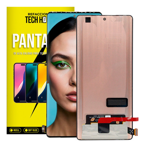 Pantalla Compatible Con Infinix Note 40 Pro Amoled Negro