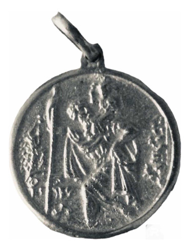 Medalla San Cristobal Plata 1,8cms