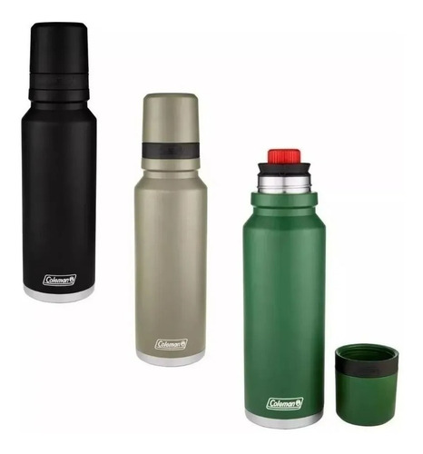 Termo Coleman Matero de acero inoxidable 1.2L verde