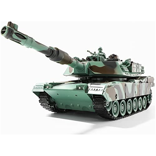 Rc Tank, Control Remoto Us M1a2 Abrams Army Tank Toy Cu...