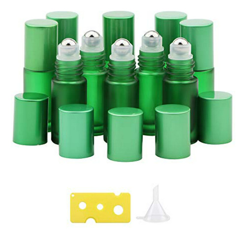 Contenedor Rellenable - Kesell 10pcs Empty Roll On Glass Bot