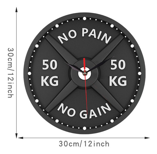 Reloj De Pared 3d Reloj Decorativo Reloj Para Gimnasio