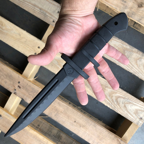 Imagen 2 de 10 de Cuchillo De Entrenamiento Sin Filo De Caucho Flexible 3201