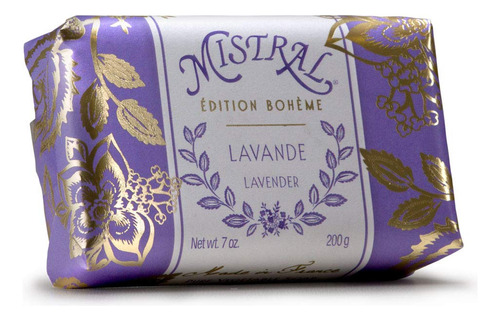 Mistral Bar Soap Edition Boheme, Lavanda, 2 Barras