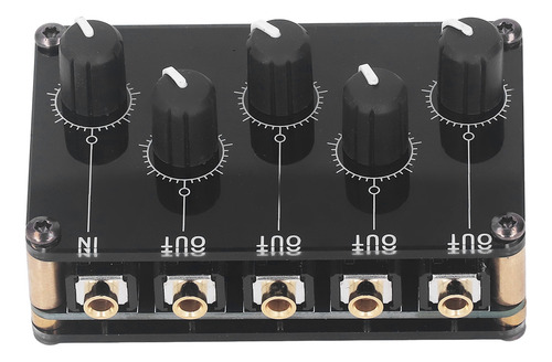 Mezclador Sound Line Tx400, 4 Canales, Mini Estéreo Portátil