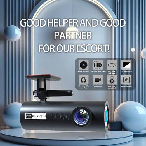 Gravador De Condução De Carro H 1,97 Polegadas Dash Cam Wifi