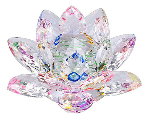 Feng Shui Con Efecto Reflejo De Flor De Loto De Cristal Bril