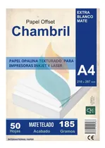 Comprar Papel Texturado A4 185grs Opalina Papel Telado X50 P\u002F Inkjet