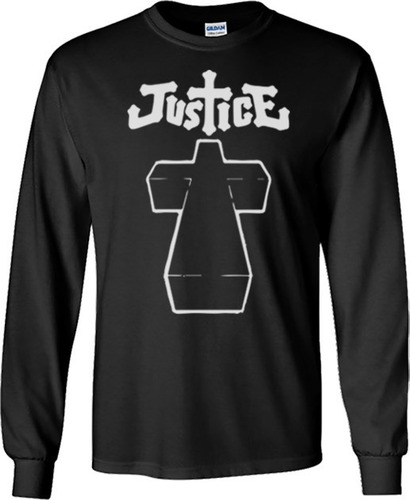Playeras Justice Manga Larga Para Hombre Y Mujer