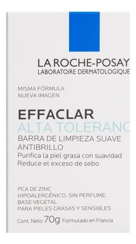 Sabonete Barra Alta Tolerância S/perfume La Roche-posay 70g