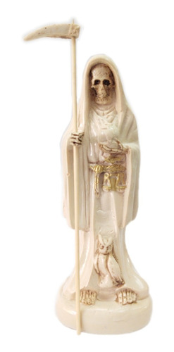 Figura En Resina Santa Muerte Preparada 20 Cm 