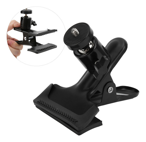 Soporte De Clip Para Cámara TriPod Con Bola Giratoria De 360