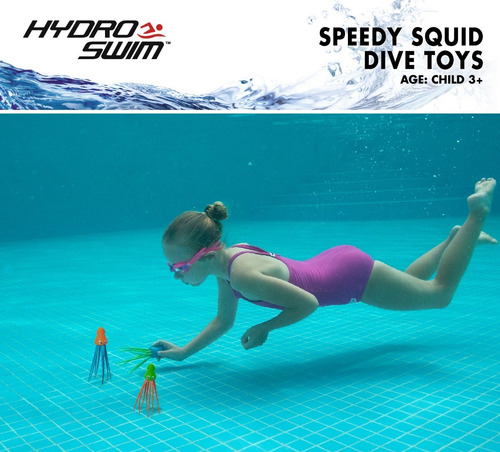 Imagen 6 de 9 de Calamares Buceo Bestway Juguete Acuatico Sumergibles 26031