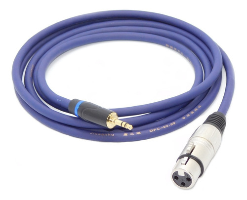 Imagen 2 de 3 de Cable Para Mic Rode Canon Hembra A Miniplug X 6 Mts