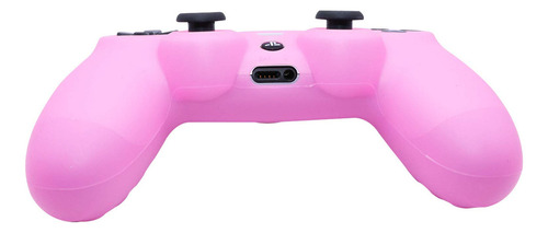 Protector De Silicona Rosa Para Controlador Ps4 Slim Y Pro