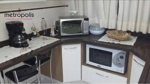 Imagem 15 de 25 de Cobertura Com 3 Dormitórios À Venda, 140 M² Por R$ 750.000,00 - Osvaldo Cruz - São Caetano Do Sul/sp - Co0078