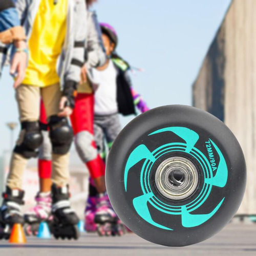 2 Juego De Ruedas Para Patines En Línea De Lujo 2 Piezas