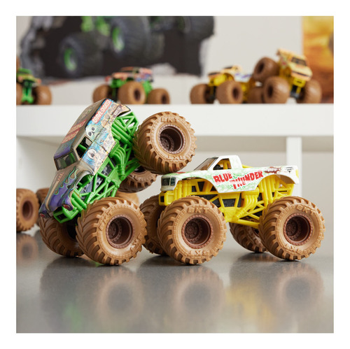 Camiones Toy Monster Jam Mystery Mudders, Paquete De 2 Unida