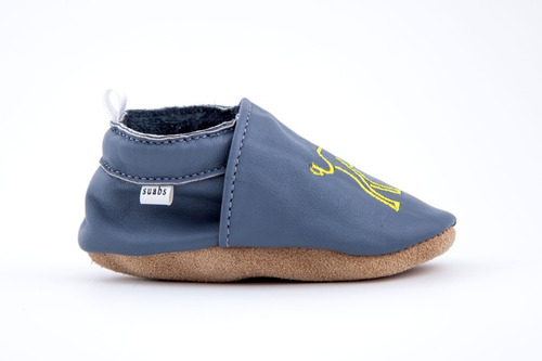 Imagen 4 de 9 de Suabs, Jirafa Gris. Zapatos Para Bebé Niño.