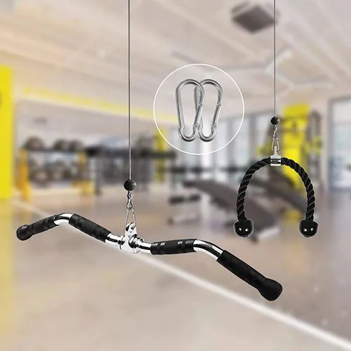 Sogawave Lat Pull Down Bar barbell Multi exerciser Cable Att