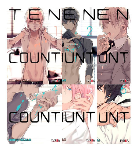 Imagen 1 de 6 de Manga Ten Count Todos Los Tomos Editados Completa Ivrea Sk