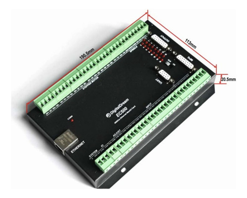 Interfaz Ethernet Mach3 460khz Ec500 Cnc Router Pap 4 Eje