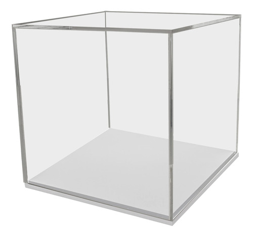 Marketing Holders Cubo Acrilico Transparente 10 X 10  Base