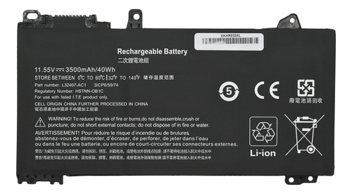 Bateria P/hp Probook 450 430 440 445 G6 Re03xl