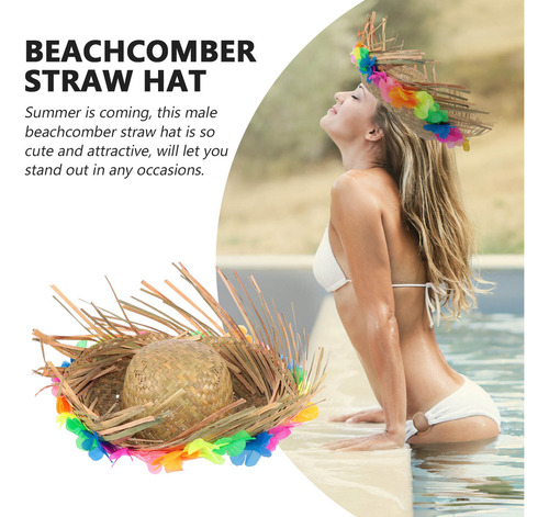 2025 Sombreros De Paja For Hombre, Sombreros Hawaianos