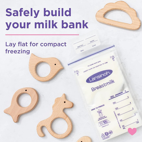 Imagen 3 de 6 de Bolsas Almacenamiento Leche Materna Box Con 200 Unidades