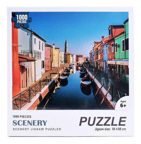 Rompecabezas 1000 Piezas Canal Venecia Puzzle Jigsaw Sk